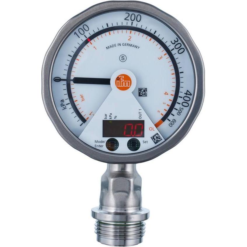 IFM Drucksensor 1 St. PG2735 -100 kPa bis 400 M12 1Öffner 1 Schliesser, Modulo elettronico