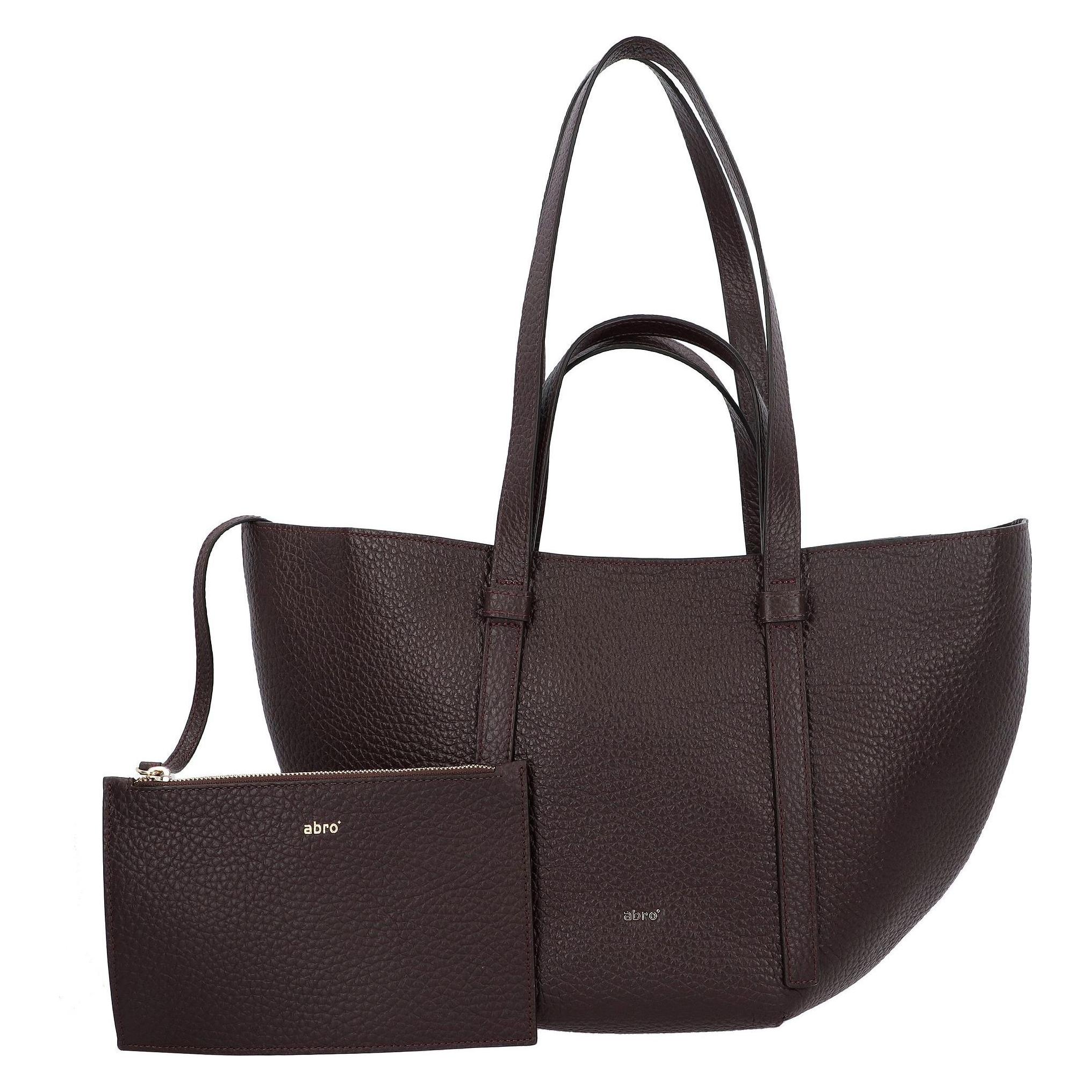 Abro, Damen, Tasche, Cosmo Shopper Tasche Leder 42 Cm, Rot, (14 l)