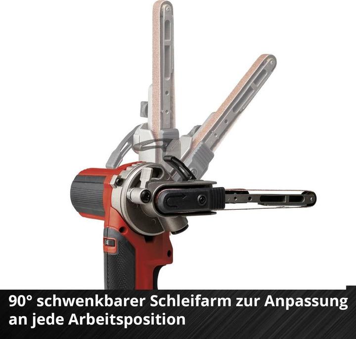 Produktbild Einhell Set bestehend aus Akku-Bandfeile TE-BF 18 Li-Solo und