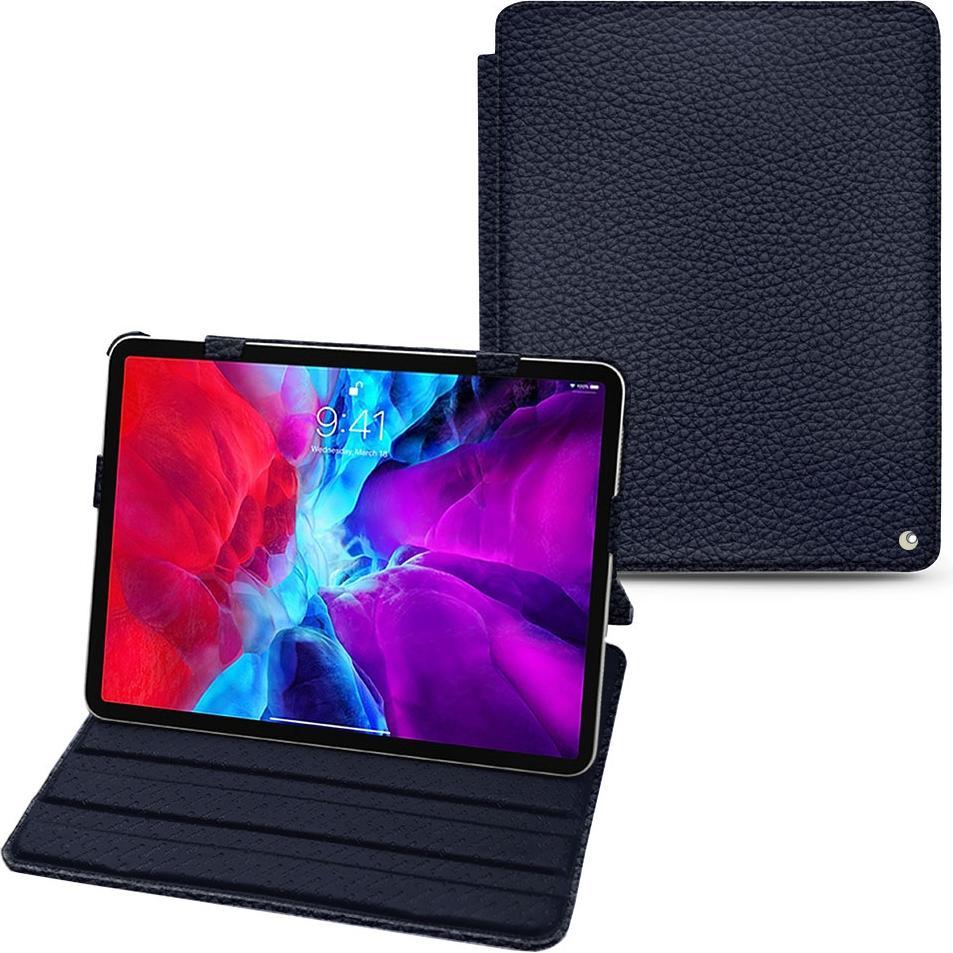 Noreve Lederschutzhülle horizontal (iPad Pro 12.9 2020 (4. Gen)), Tablet Hülle, Violett