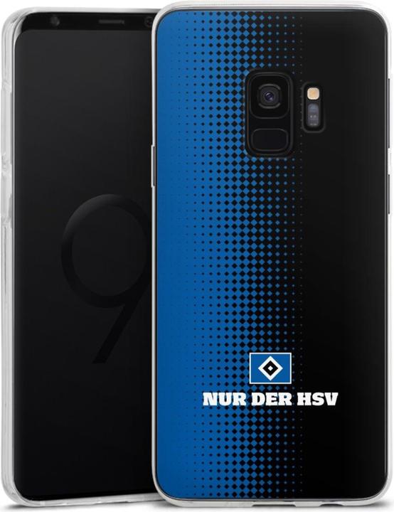 Produktbild DeinDesign Silikon Hülle für Samsung Galaxy S9 Duos Handyhülle Case Smartphone Schutzhülle HSV Logo (Samsung Galaxy S9+)