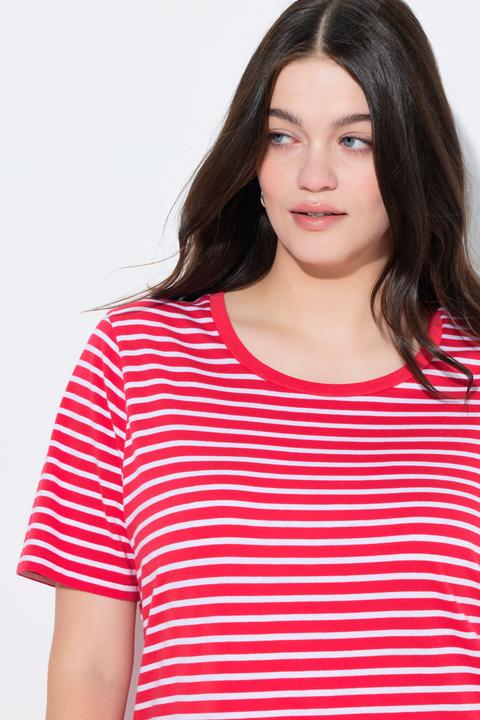 Produktbild Ulla Popken Bigshirt, Ringel, Rundhals, Halbarm (54, 56)