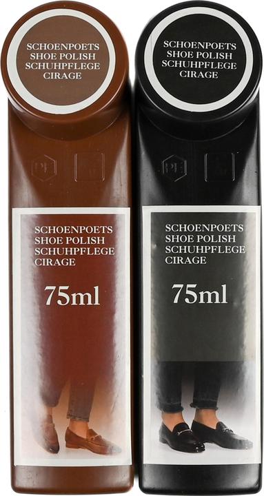 Benson Home Schuhputz-Set 2-tlg schwarz + braun (2 x, 75 ml)