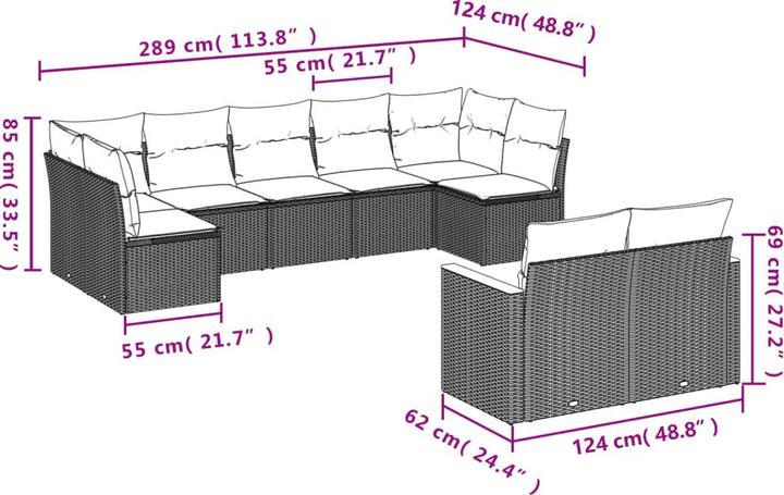 Actual product image vidaXL Cade