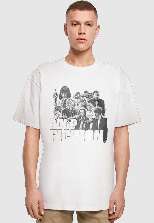 Produktbild Merchcode Pulp Fiction - Cast Graphic Heavy Oversize Tee - 197721 (XXL)