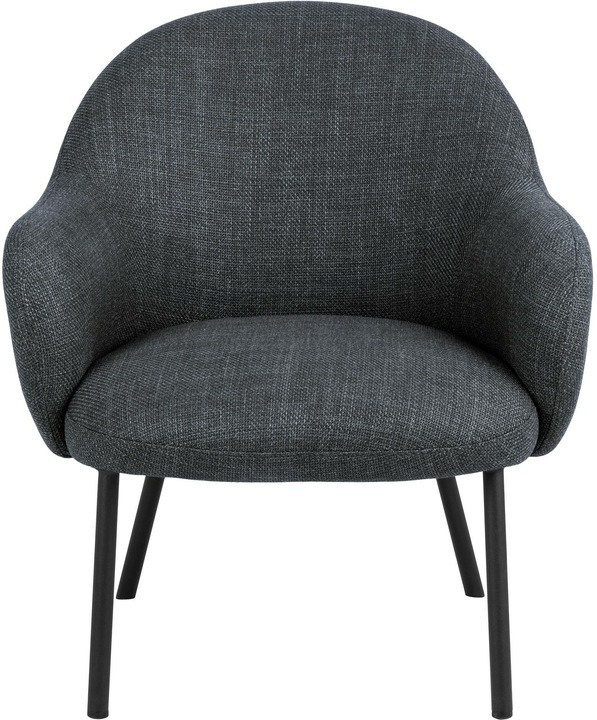 Produktbild AC Design Sessel Spencer Polyurethan (PU)/Stahl, Dunkelgrau