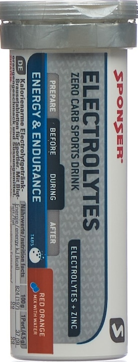 Produktbild Sponser Electrolytes (Red orange, 1 Stk., 45 g)