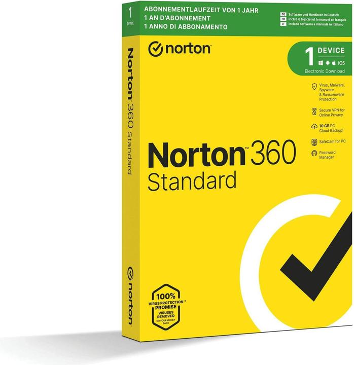 Actual product image Norton 360 Standard (1 User, 12 months)
