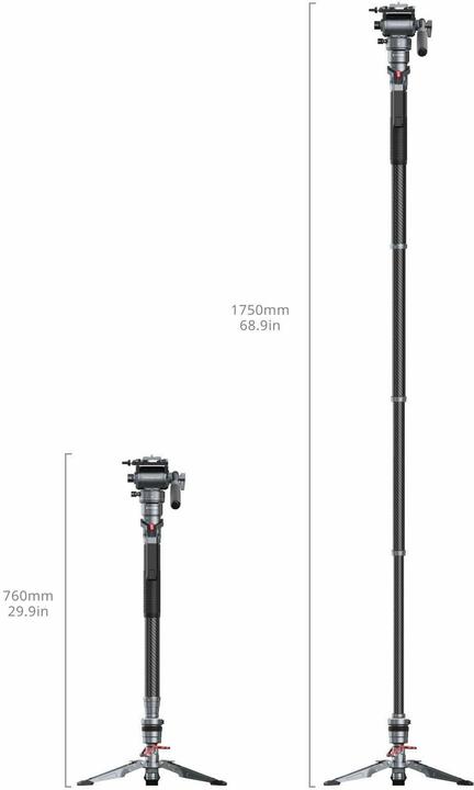 Immagine prodotto SmallRig 5565 Carbon Fiber Video Monopod (Carbonio)