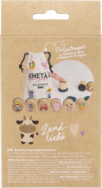 Produktbild Knetä Holzstempel Set Bauärnhof