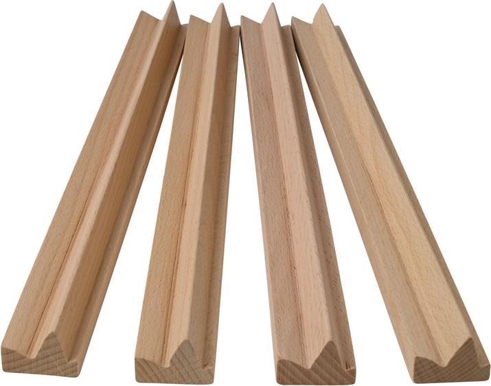 Immagine prodotto Philos Spielsteinhalter aus Holz - 4er Set - für Domino und Mah Jon
