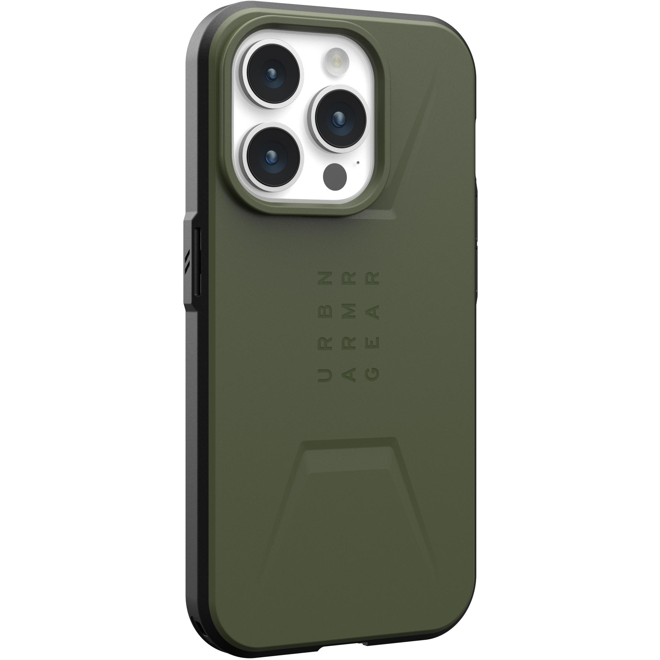 UAG Civilian Magsafe Case (Apple iPhone 15 Pro), Smartphone Hülle, Grün