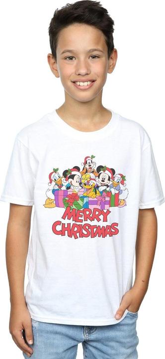 Actual product image Disney Boys Mickey Mouse And Friends Christmas T-Shirt (140, 146)
