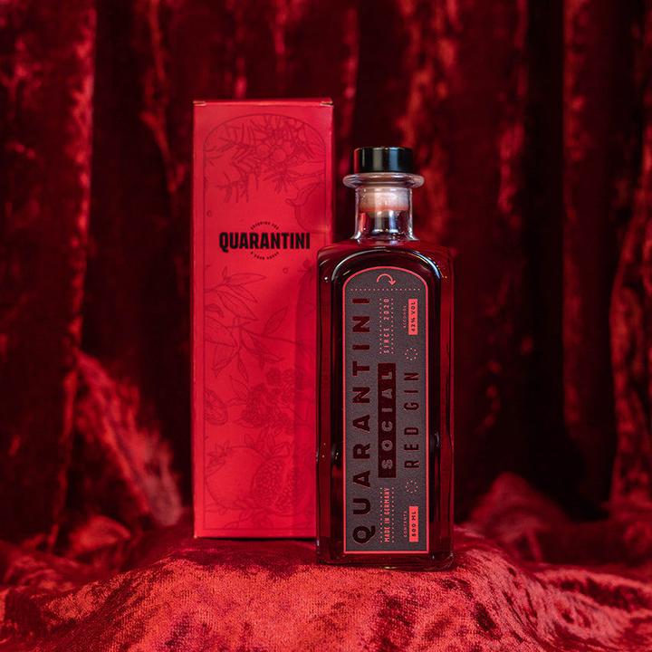 Immagine prodotto Quarantini Red Gin Gin dalla Germania 42% Vol. 0,5l