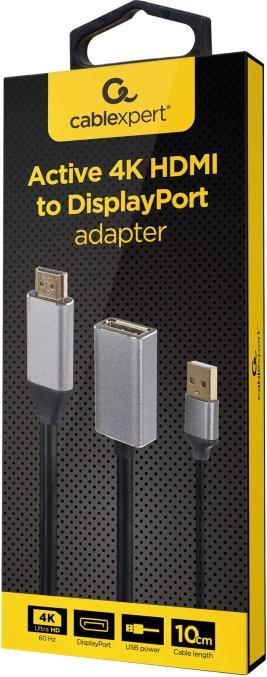 Produktbild Gembird Active 4K HDMI male to DisplayPo (HDMI, 10 cm)