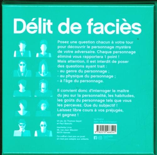 Image du produit Délit de faciès : le jeu où il faut juger pour gagner (Français, Bianchi Paul, Gayet Thomas, 2022)