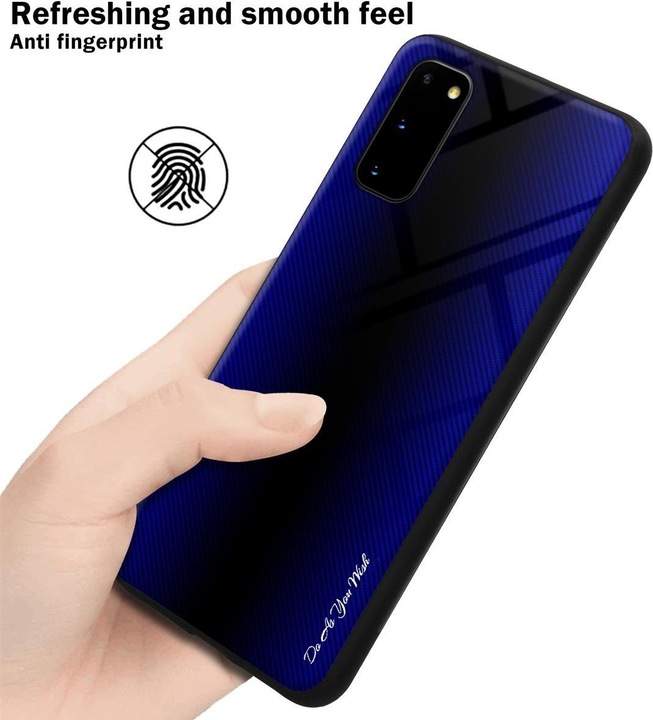 Productafbeelding Cadorabo TPU gestreepte glasplaat (Samsung Galaxy S20+)