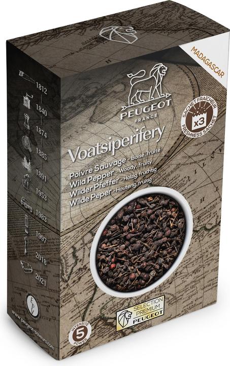 Peugeot Voatsiperifery Sachets Wilder Pfeffer aus Madagaskar 60g x3 (90 g)
