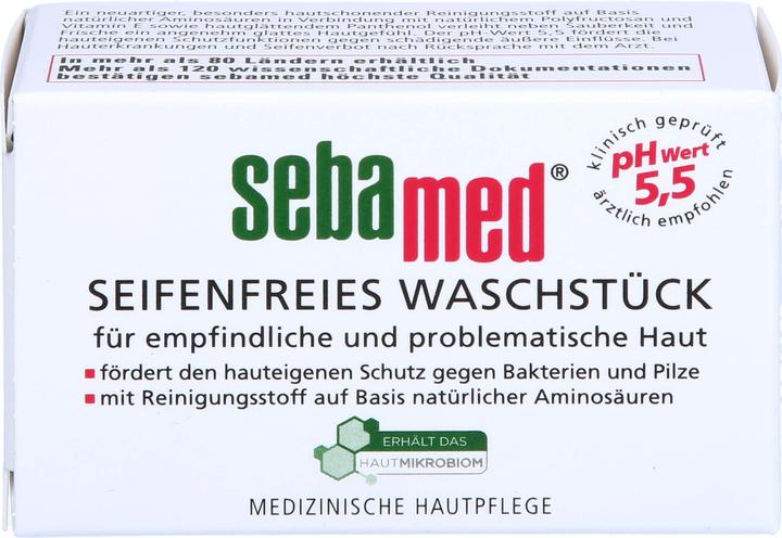 Actual product image Sebamed Soap-Free Washing Cloth, 50 g Xpk