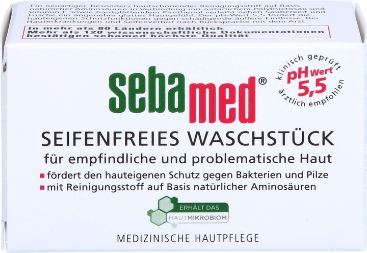 Productafbeelding Sebamed zeepvrije washandjes, 50 g XPK