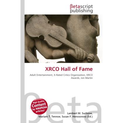 XRCO Hall of Fame, Fachbücher von Susan F. Marseken, Lambert M. Surhone, Miriam T. Timpledon