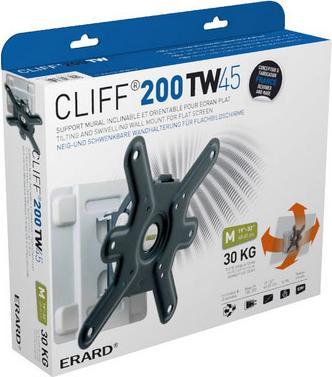 Immagine prodotto Erard CLIFF 200TW45 supporto girevole a parete per monitor 19-43 pollici (Muro, 32", 30 kg)