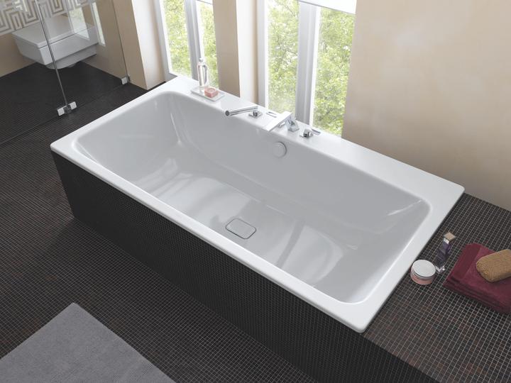 Produktbild Kaldewei Asymmetric Duo 742, weiss 180x90cm