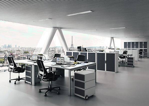 Image du produit Paperflow Conteneur roulant (39 x 43,5 x 64,5 cm)