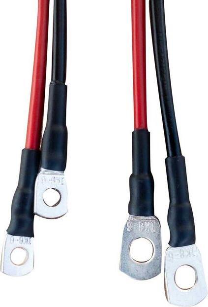 Ective H07V-K Batteriekabelsatz rot/schwarz Grösse: M6/M8 Länge cm: 200 Querschnitt mm²: 16mm² (2 m)