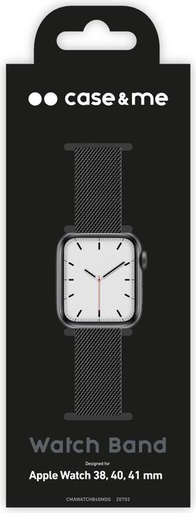 Actual product image Caseme Apple Watch 38/40/41 mm band with magnetic closure (41 mm, 38 mm, 40 mm, Stainless steel)