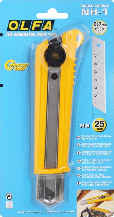 Actual product image Olfa Original Japan Knife Type NH-1 25mm (Cutters)