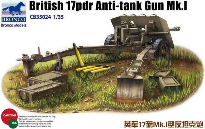 Immagine prodotto Bronco Cannone anticarro britannico 17pdr Mk.I