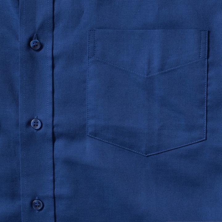Produktbild Russell Collection Oxford Hemd Kurzarm pflegeleicht (38)