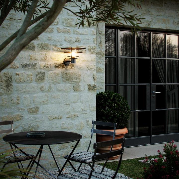 Produktbild Nordlux Bastia 35, Wandleuchte, Schwarz (E27, IP54)