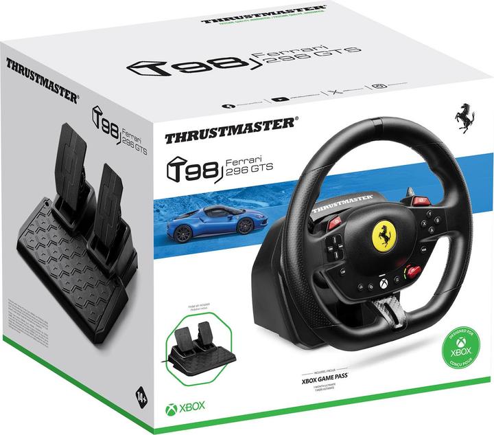 Produktbild Thrustmaster T98 Ferrari 296 GTS (PC, Xbox One S, Xbox One X, Xbox Series S, Xbox Series X)