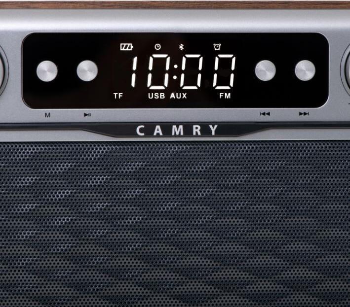 Actual product image Camry Radio CR 1183 Portable Digital Aluminum,, Wood (FM, Bluetooth)