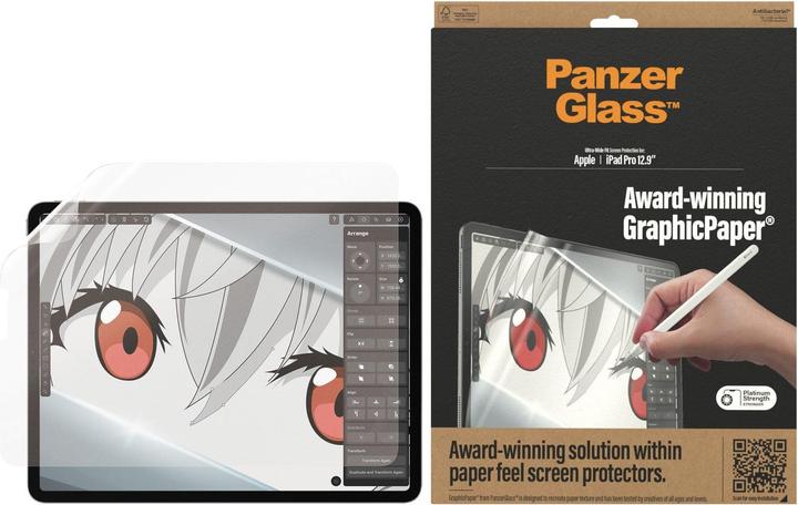 Produktbild PanzerGlass Graphic Paper (1 Stück, iPad Pro 12.9 2018 (3. Gen), iPad Pro 12.9 2020 (4. Gen), iPad Pro 12.9 2021 (5. Gen))