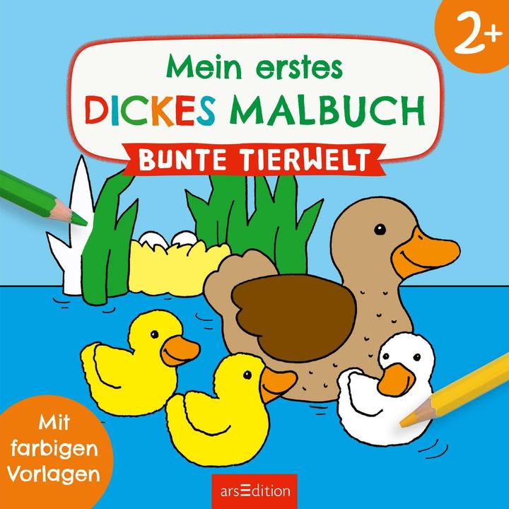 Actual product image My first thick colouring book Colourful animal world