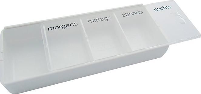Produktbild Sundo Medidispenser 1 Tag 4 Fächer deutsch Schiebdeckel