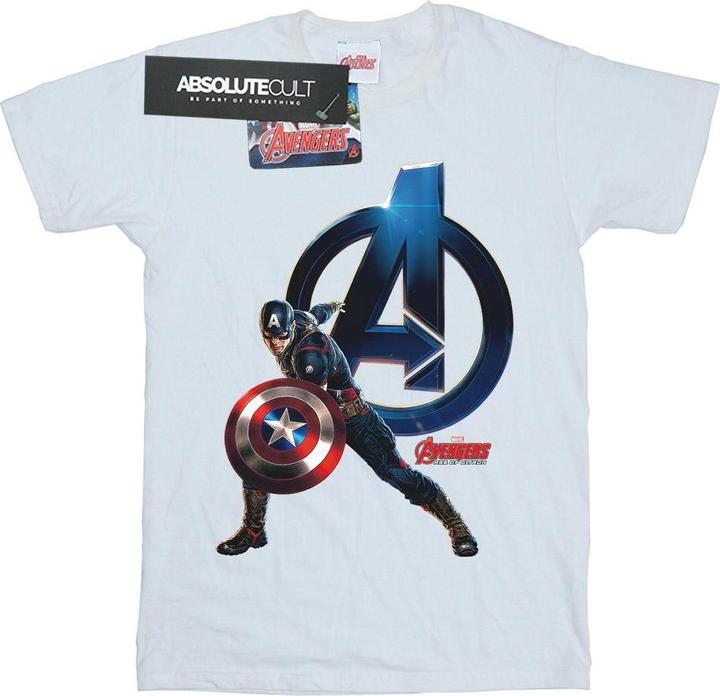 Image du produit - T-shirt CAPTAIN AMERICA POSE - Garçon (140, 146)
