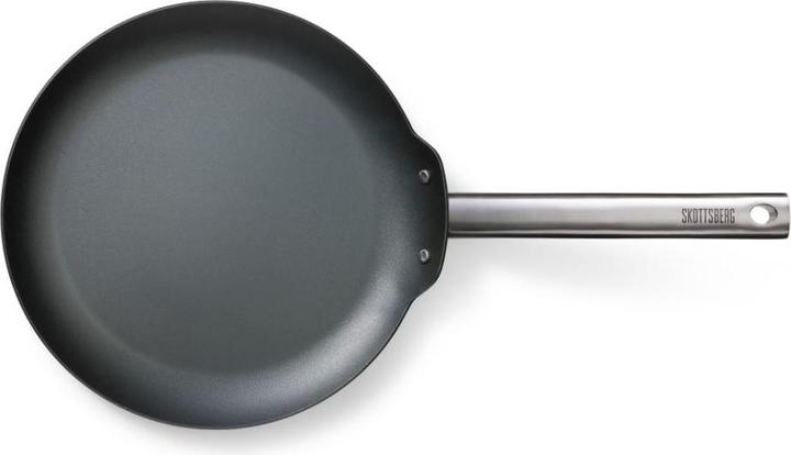 Actual product image Skottsberg Crepe pan carbon steel, 27 cm diameter, stainless steel handle (27 cm, Crêpe pan, Carbon steel)