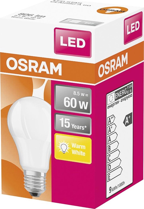 Immagine prodotto Osram Stella LED (E27, 8.50 W, 806 lm, 1 x, F)