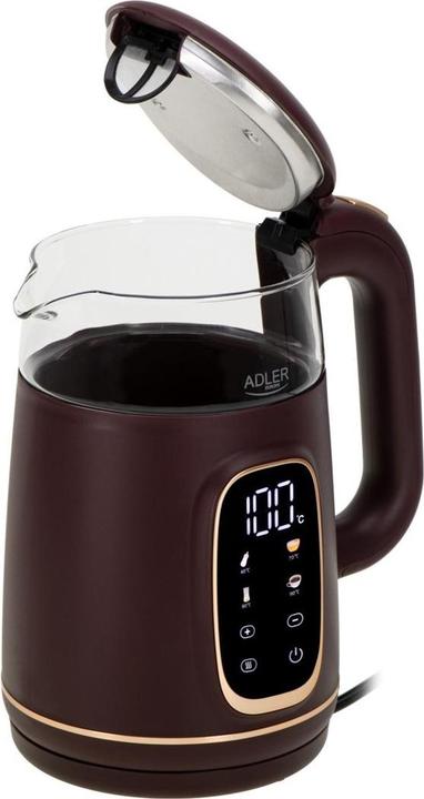 Actual product image Adler AD 1305 burgundy-coloured kettle (1.70 l)
