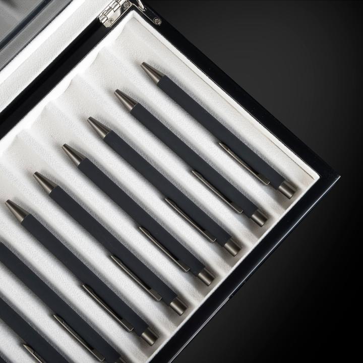 Produktbild Heisse & Söhne Aufbewahrungsbox Stifte Monteray 10 - Esche Schwarz Seidenmatt