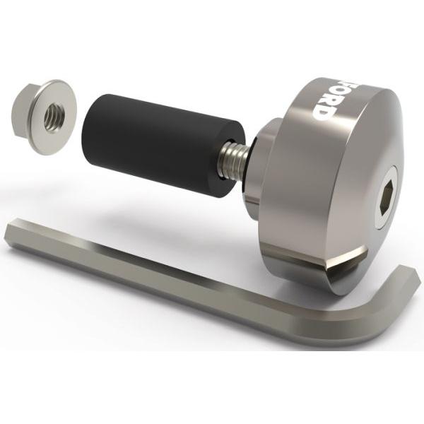 Oxford BarEnds 1 - Silver (OX589)