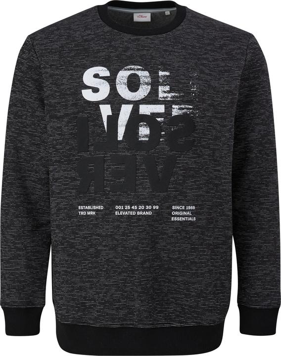 Produktbild s.Oliver Sweatshirt Sweatshirt mit Logoprint (XXL)