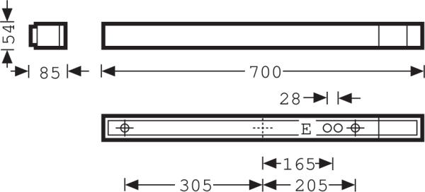 Produktbild Trilux TRIL LED-Spiegelleuchte (1000 lm)
