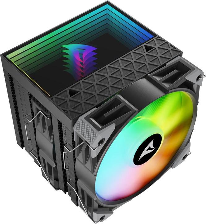 Actual product image Sharkoon A60 RGB Black Air Cooler (159 mm)