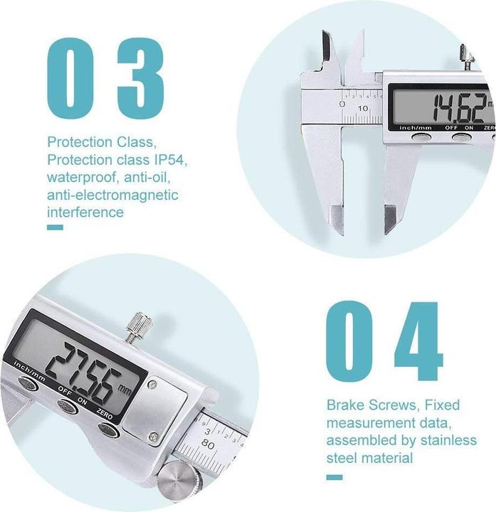 Produktbild Louisware Digitaler Messschieber (15 cm)
