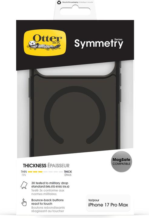 Immagine prodotto OtterBox Symmetry Clear MagSafe Camera Control (Apple iPhone 17 Pro Max)